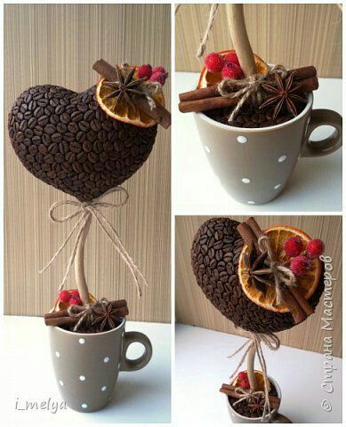 Mi Fiesta Creativa: Crea hermosas manualidades con granos de café