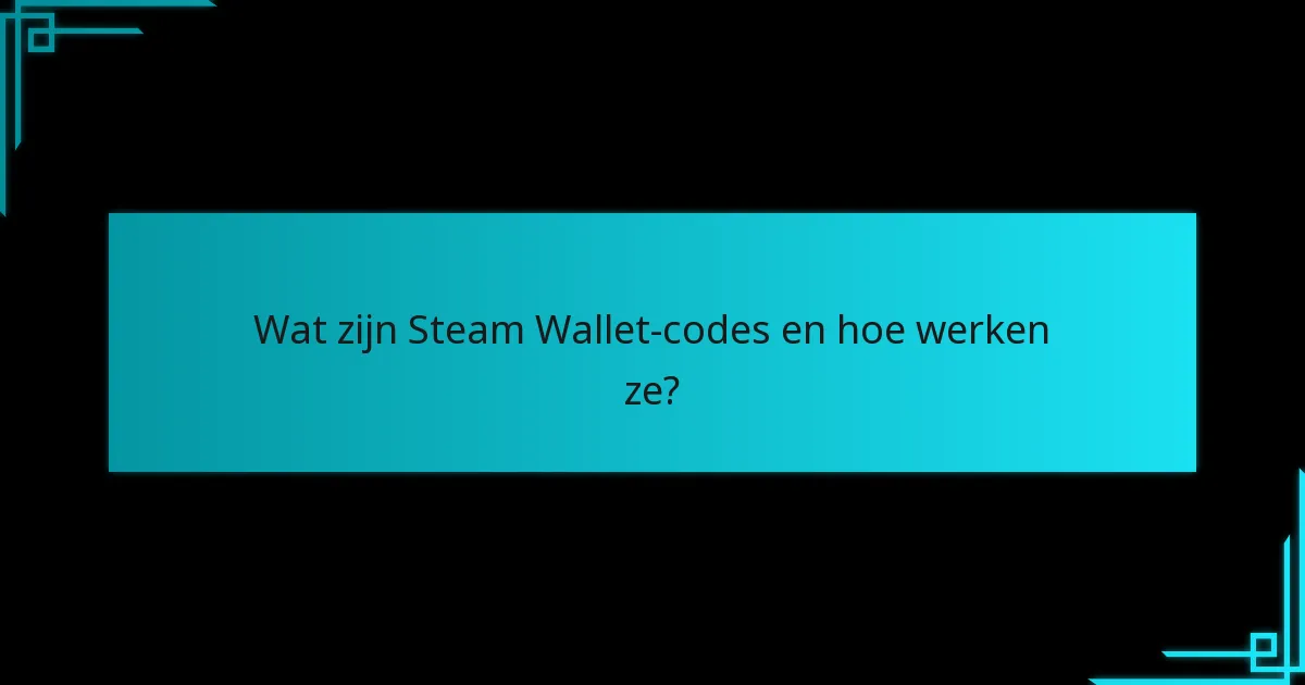 Waar moet ik op letten bij het kopen van Steam Wallet-codes?